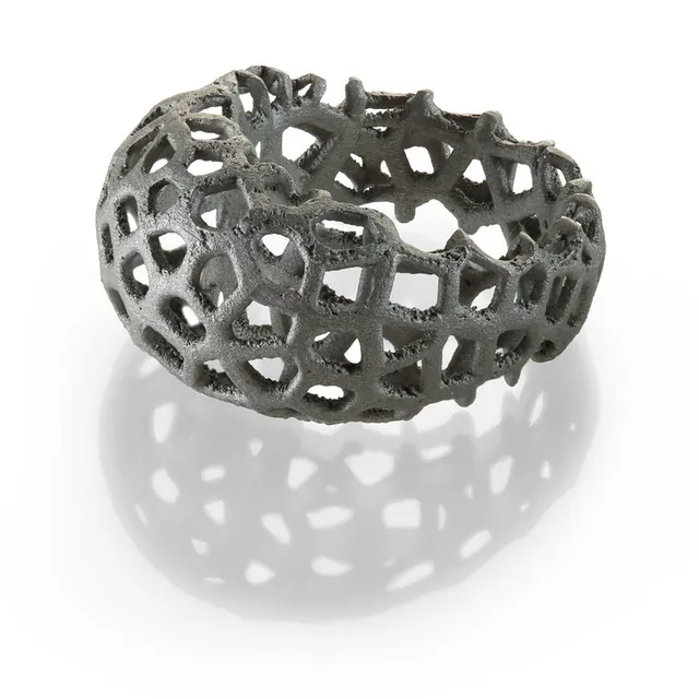 Кольцо «Voronoi», сталь