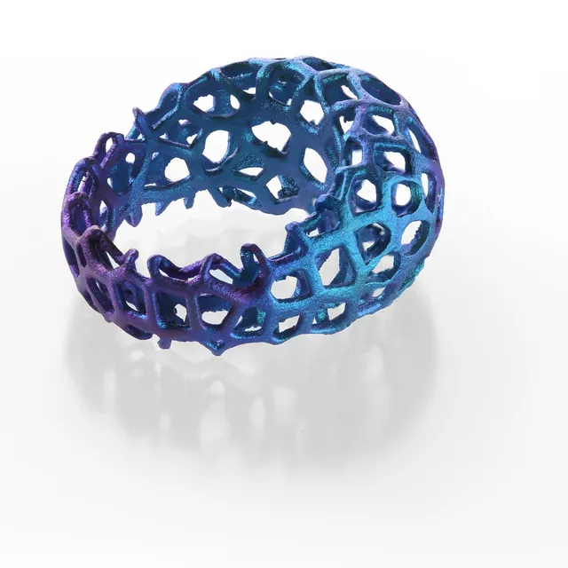 Кольцо «Voronoi», титан