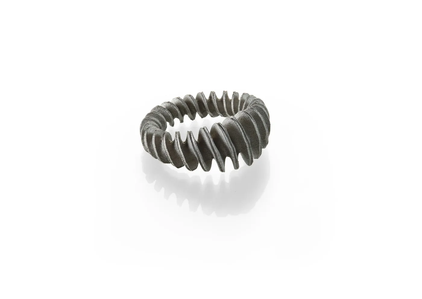 Кольцо «Vortex», сталь